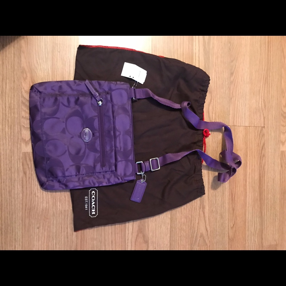 *NEW* Purple Coach Cross Body Bag